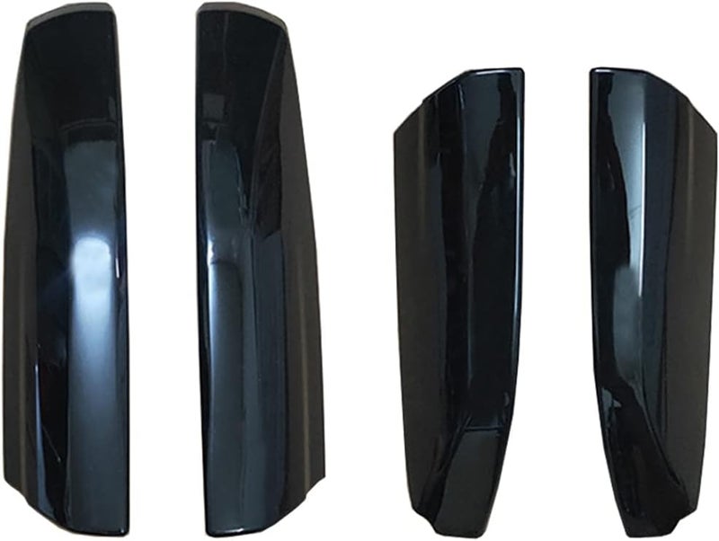 Tocatus Roof Cargo Rack Rail End Cover Shell Cap Trim for Toyota Highlander 2008-2013, Black, 4pcs - Image 3